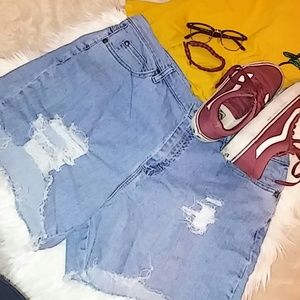 Distressed Shorts
